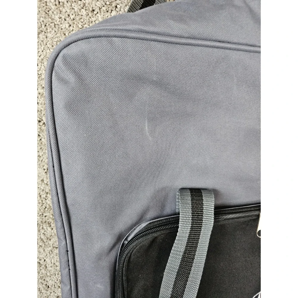 Mercedes Benz Travel Bag Tote Weekender Luggage Canvas Large 19x19 #3 Black Gray